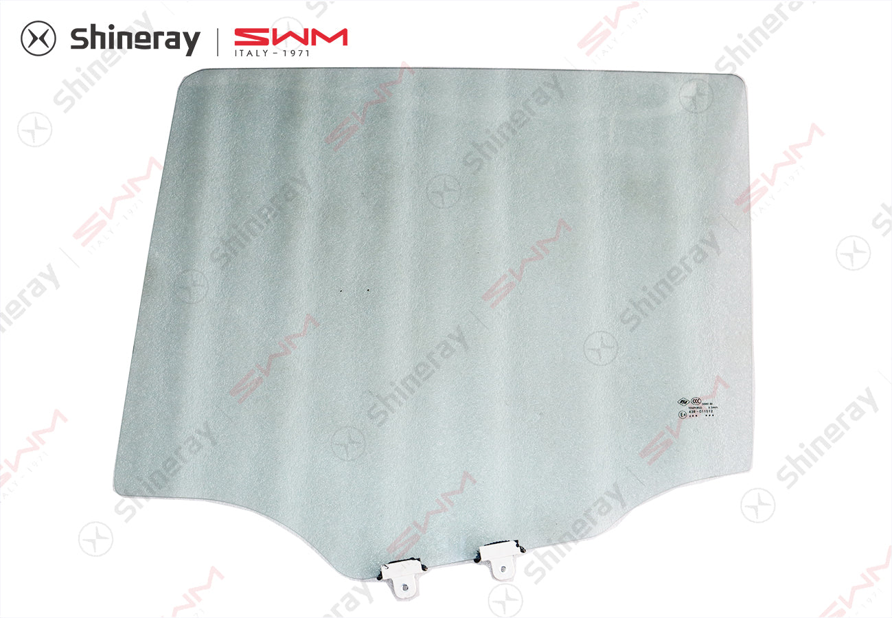 6203100-FA010-A000000>Left rear door glass assembly - green glass