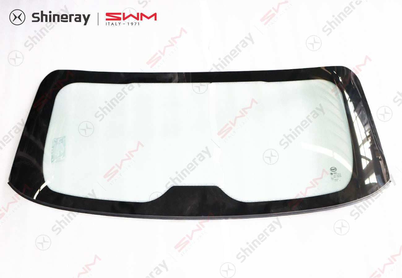 6303202-E0020-A100000>Rear windshield - green glass - no electric heating