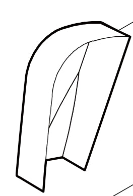 7005101-E0020-A000000>Rear 6-point backrest outer side guard