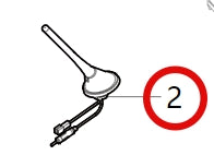 7903200-E0030-A000000>Pole antenna (AM/FM)