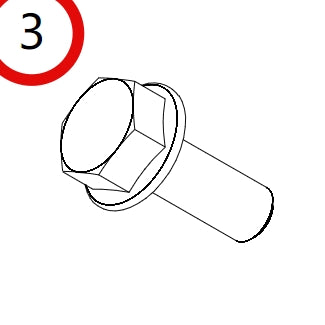 901841025-01-AA>Hexagonal flange bolt