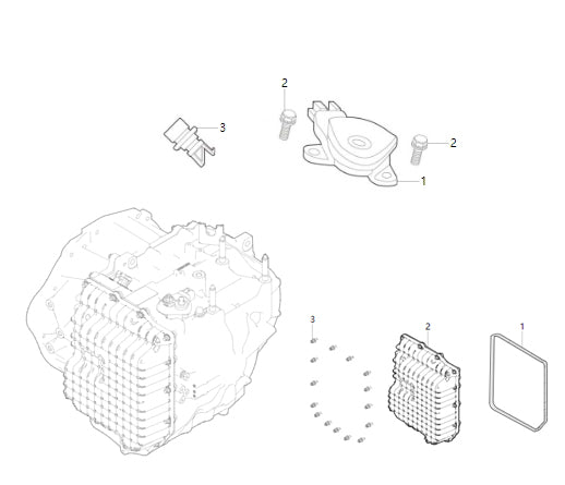 1701105-T1500-A0000AT>Oil pan bolt and gasket assembly (M6 × 1 × 14L)>6AT