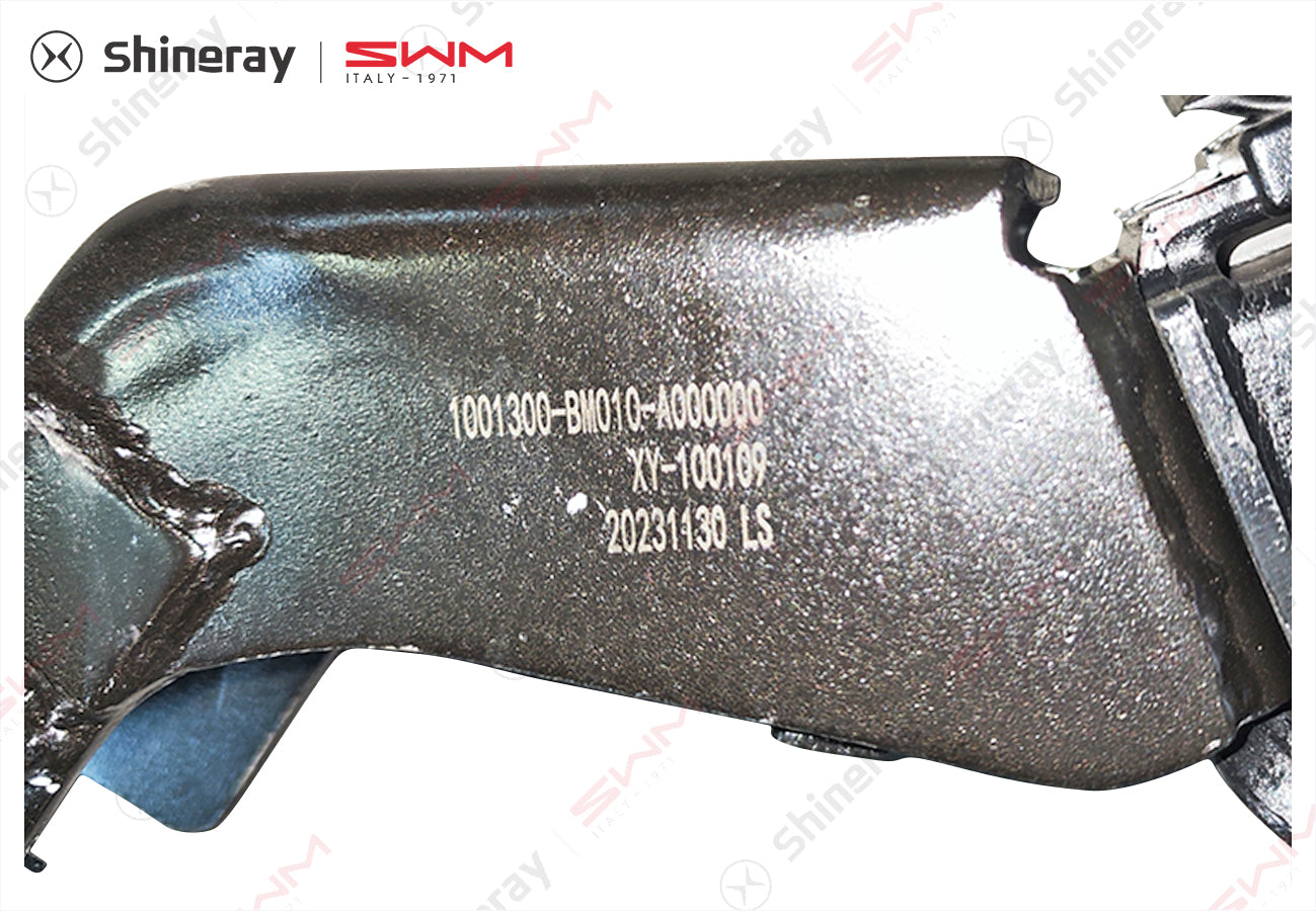 1001300-BM010-A000000>Left suspension bracket assembly (SWD15F, SWD16F)