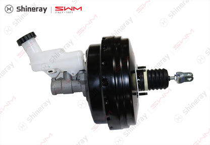 3540100-E0020-A100000>Vacuum booster with master cylinder and brake fluid reservoir assembly AT>6AT
