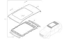 5701000-E0020-A010000>Top cover assembly (panoramic sunroof) (electrophoresis)