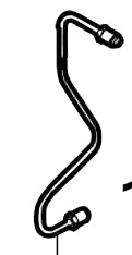 3506320-E0020-A100000>ESC oil inlet brake hard pipe assembly 2 # (rear end of master cylinder)