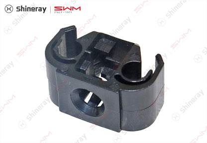 3506914-D0010-A000000>Rear brake hard pipe with two pipe clamps of diameter 5