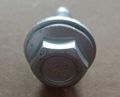 HXQ187A1238TF61>Hexagonal flange flat gasket combination bolt M12 × 1.25 × 38