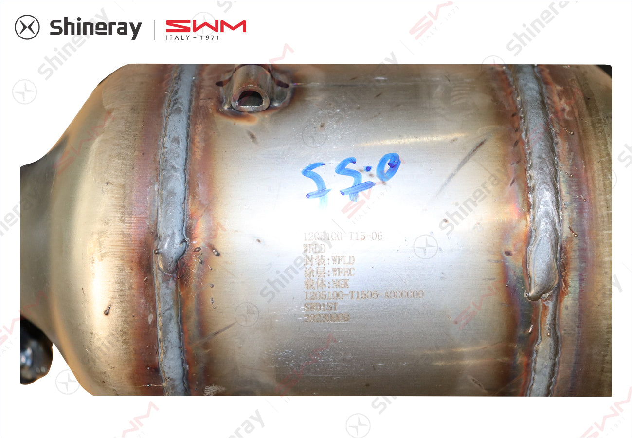 1205100-T1506-A0000000>Three way catalytic post assembly>7DCT