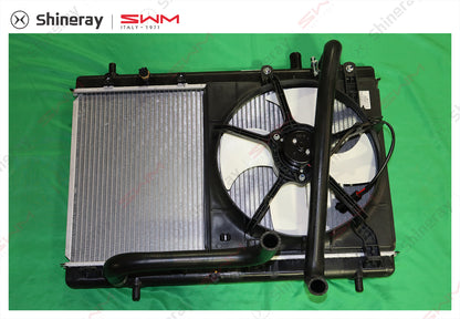 1301100-BL010-A100000>Heat sink with electronic fan assembly