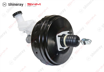3540100-E0020-A100000>Vacuum booster with master cylinder and brake fluid reservoir assembly AT>6AT