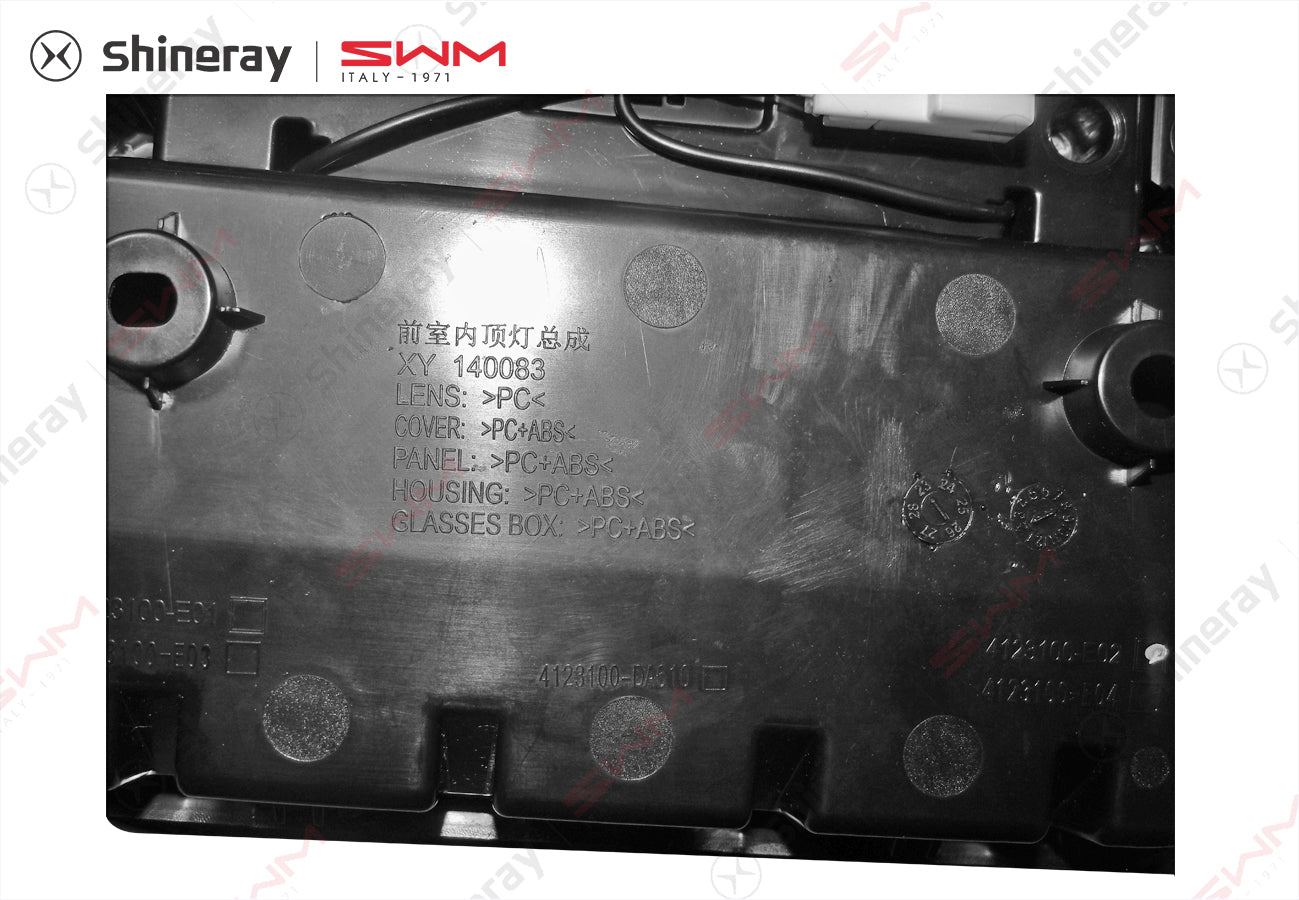 4123100-E0020-A000000>Front Interior Ceiling Light Assembly