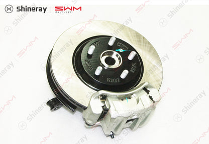 3501100-E0010-A100000>Front brake with steering knuckle assembly (left)