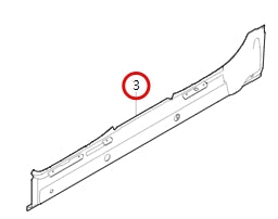 5100010-E0010-B100000>Floor left side panel assembly