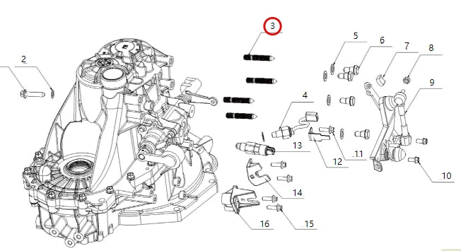 1709361-00000-A000T15>Suspension connection bolt>5MT
