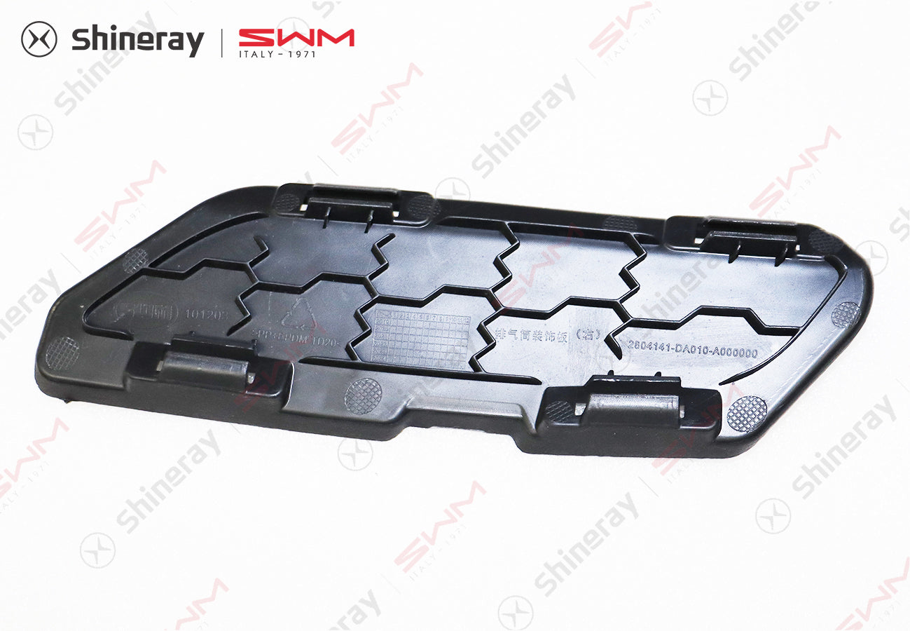 2804141-DA010-A000000>Exhaust pipe decorative panel (right)