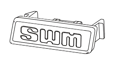 3921417-E0010-A100000>Instrument panel decoration logo