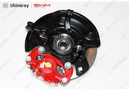 3501200-D0030-A000000>Front Brake Caliper with Steering Kn Assembly (Right) (Red Caliper)