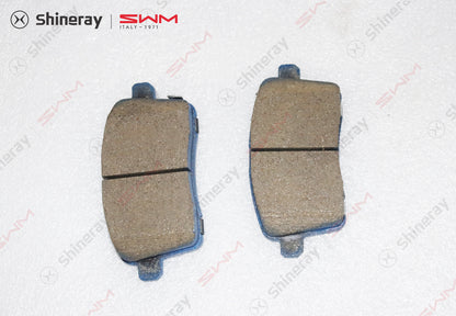 Brake friction lining assembly left rear (with inner and outer plates) 3502120-D0040-A00000;>