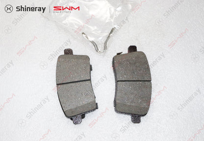 Brake friction lining assembly (inner and outer plates   return spring), right rear, 3502230-DA010-A00000;