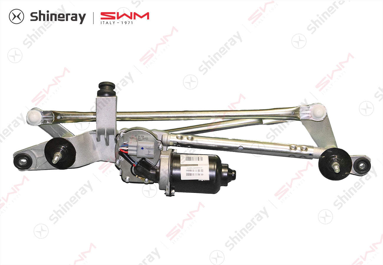5205110-D0010-A000000>Front wiper motor and linkage assembly