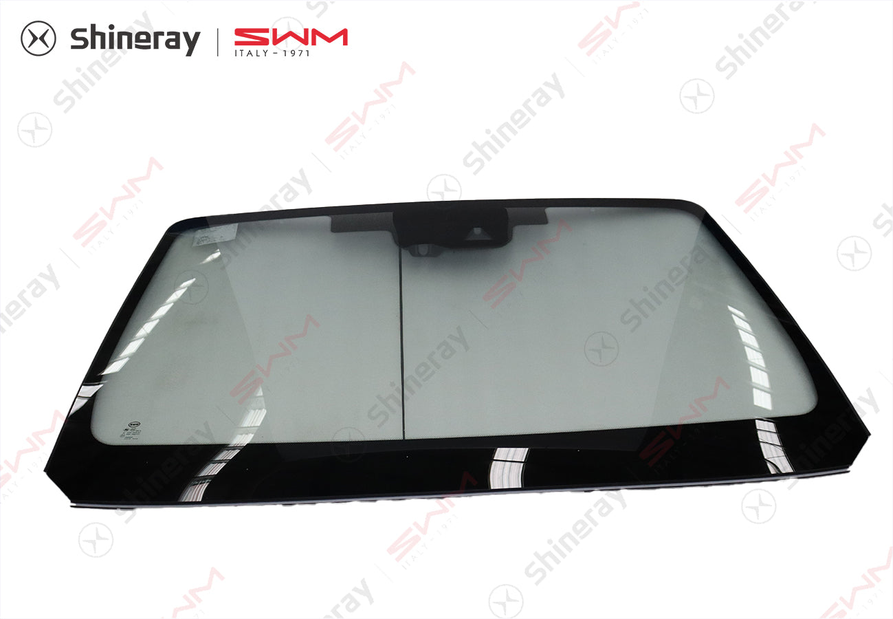 5206101-E0020-A000000>Front windshield - green glass - with base