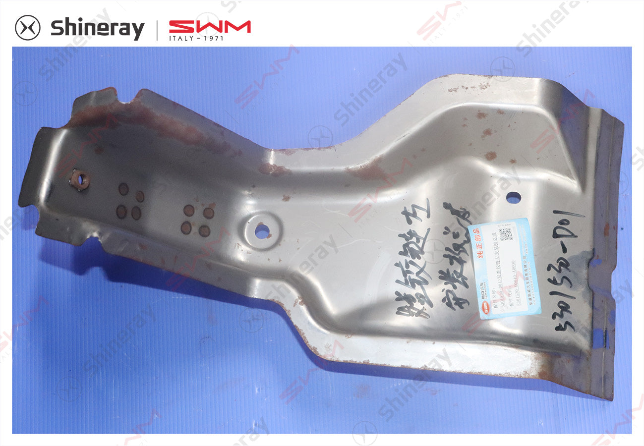 5301530-D0010-A000000>Left hinge mounting plate assembly