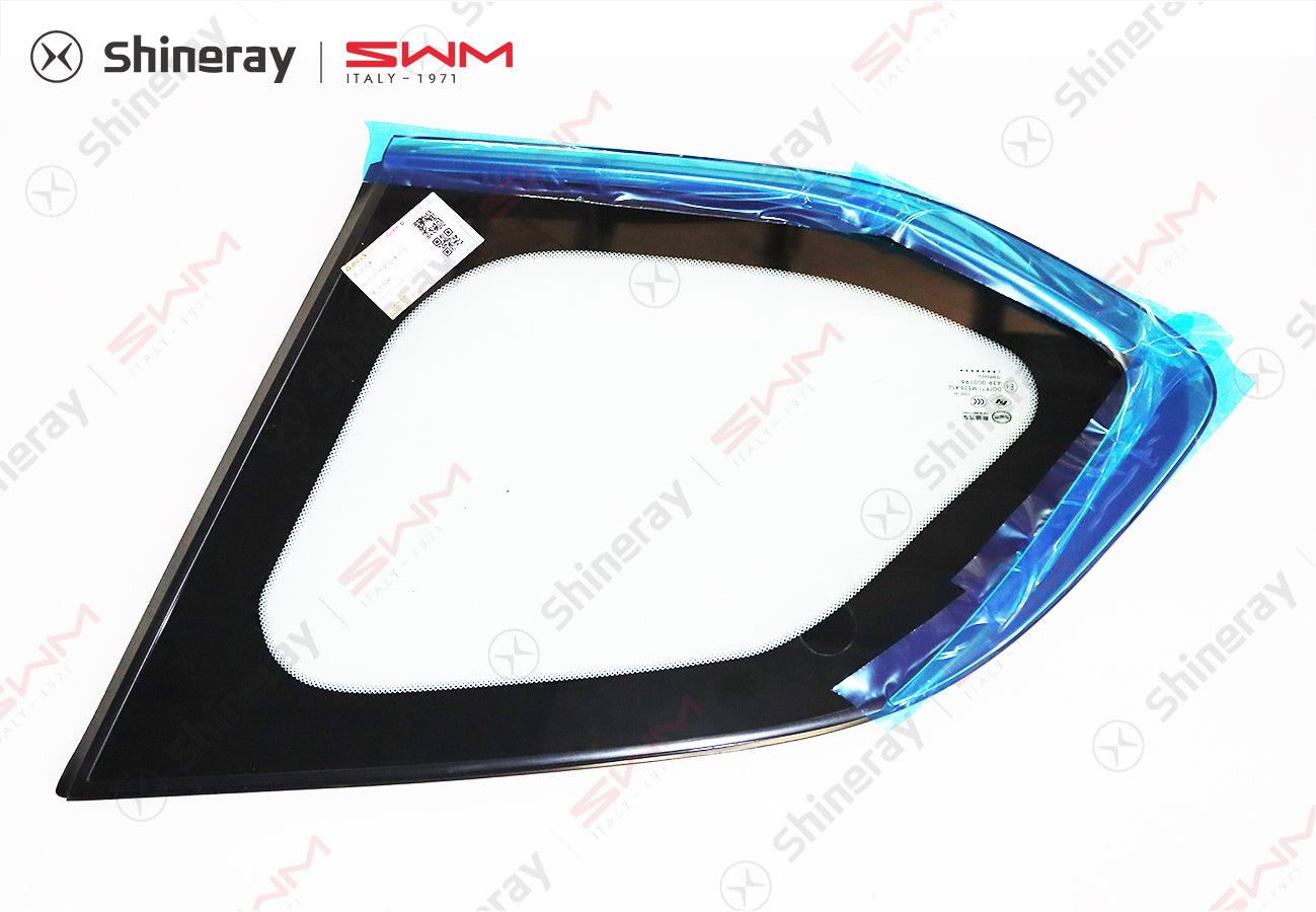 5403200-DA010-A000000>Right rear side panel window glass assembly