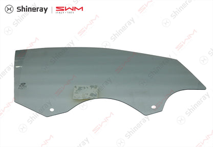 6103102-E0010-A000000>Right front door falling window glass - green glass