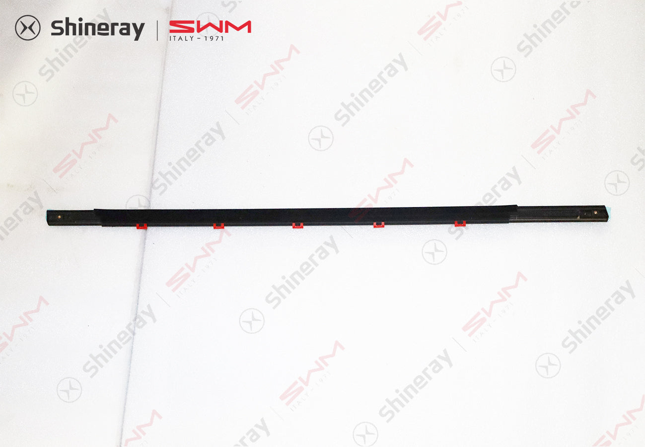6103110-DA010-A000000>Left front door water cutting assembly (with bright strip)