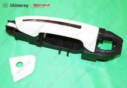 6105700-F0010-A0000000>Left front door handle assembly (painted - bright strip)