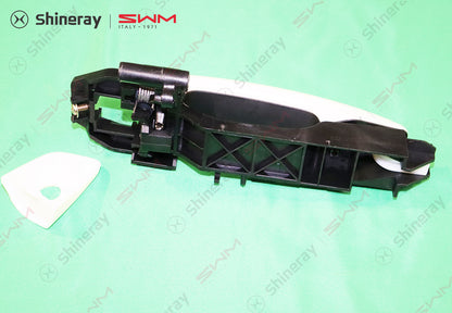 6105700-F0010-A0000000>Left front door handle assembly (painted - bright strip)