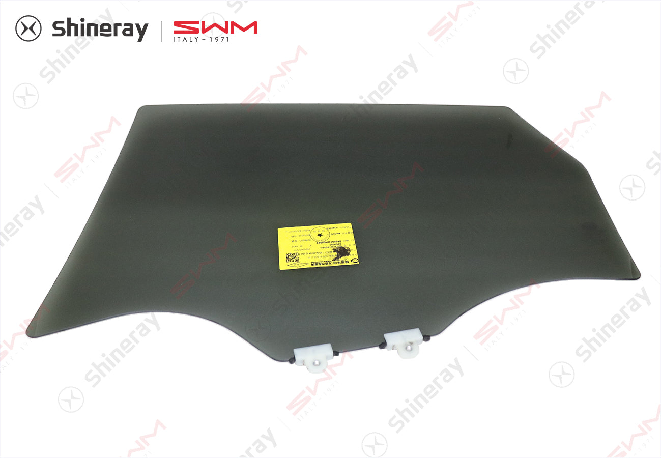 6203102-E0020-A000000>Right rear door falling window glass - gray glass