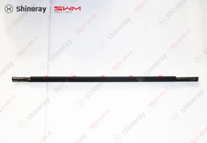 6203110-DA010-A000000>Left rear door water cutting assembly (with bright strip)