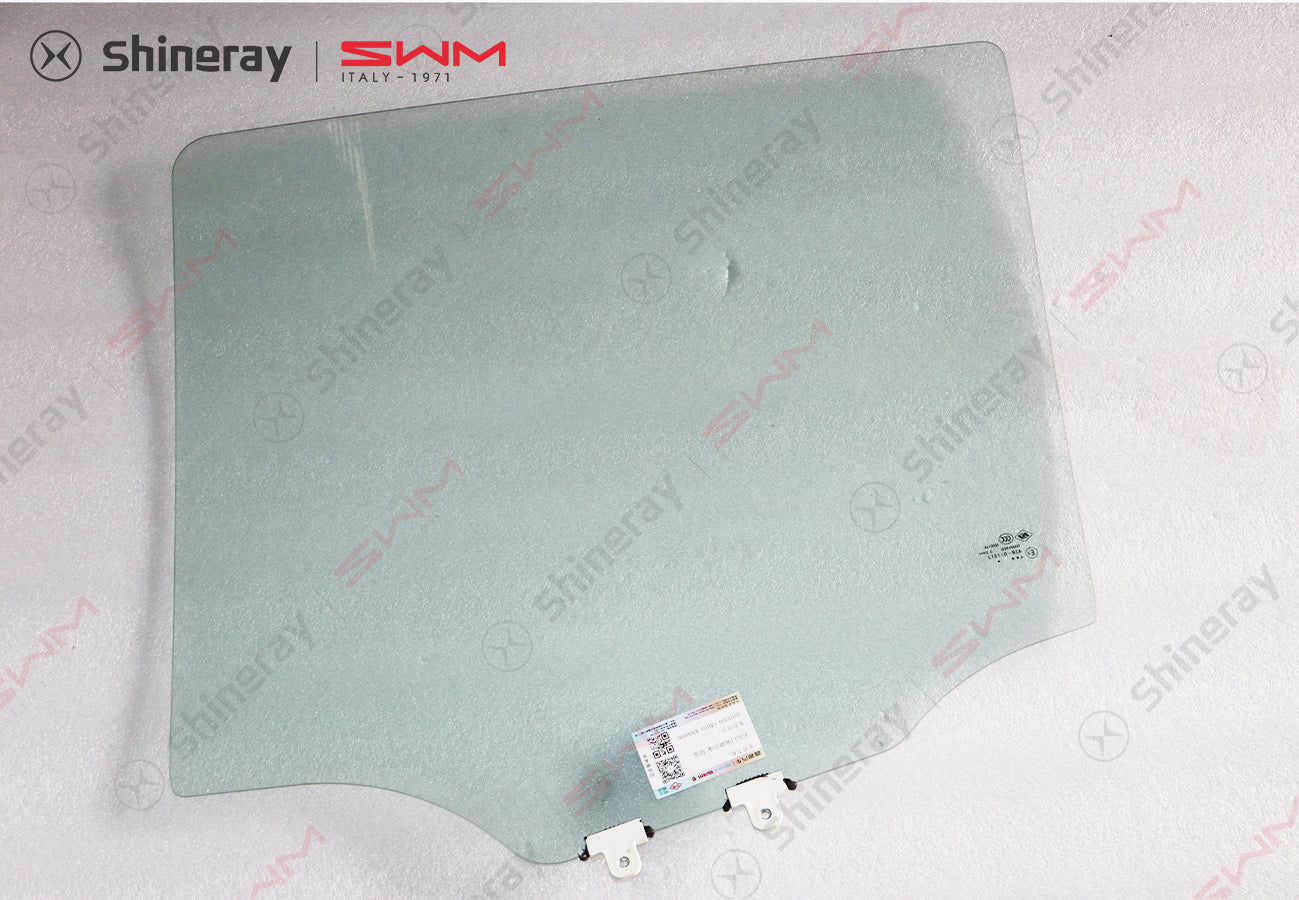 6203200-FA010-A000000>Right rear door glass assembly - green glass