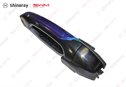 6205500-E0010-A000000>Left rear door handle assembly (painted - bright strip)