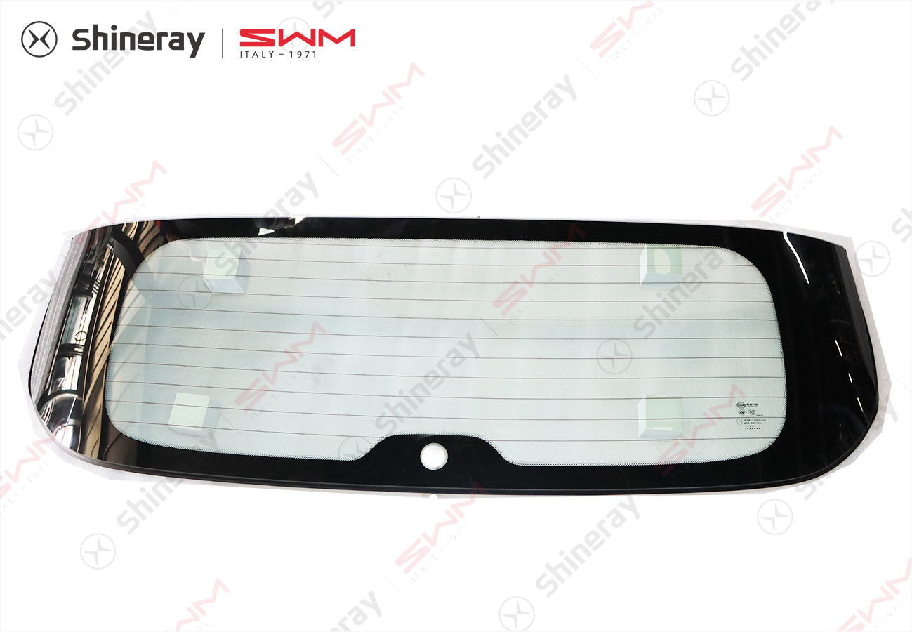 6303202-D0010-B100000>Rear windshield glass-electric heating-withiper hole