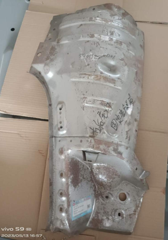 5401120-D0010-A139000>Left rear tail light fixing seat assembly (electrophoresis)